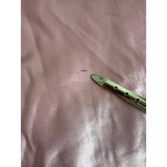 Vintage Victoria's Secret 100% Silk Pink Lace Slip Dress Size S Y2K - Picture 14 of 14